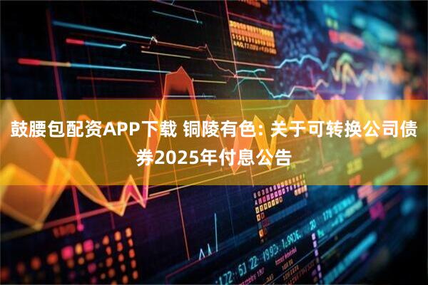 鼓腰包配资APP下载 铜陵有色: 关于可转换公司债券2025年付息公告