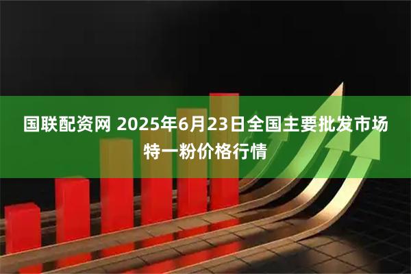 国联配资网 2025年6月23日全国主要批发市场特一粉价格行情